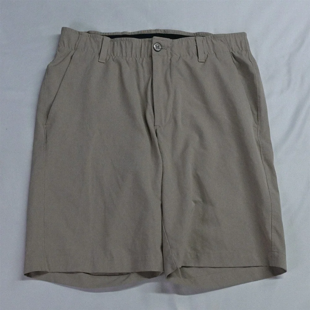 Under armour 32 x 10" Khaki Heather Showdown Vented 1309551 Golf‎ Shorts